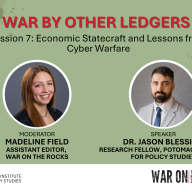War by Other Ledgers: Economic Statecraft and Lessons from Cyber Warfare